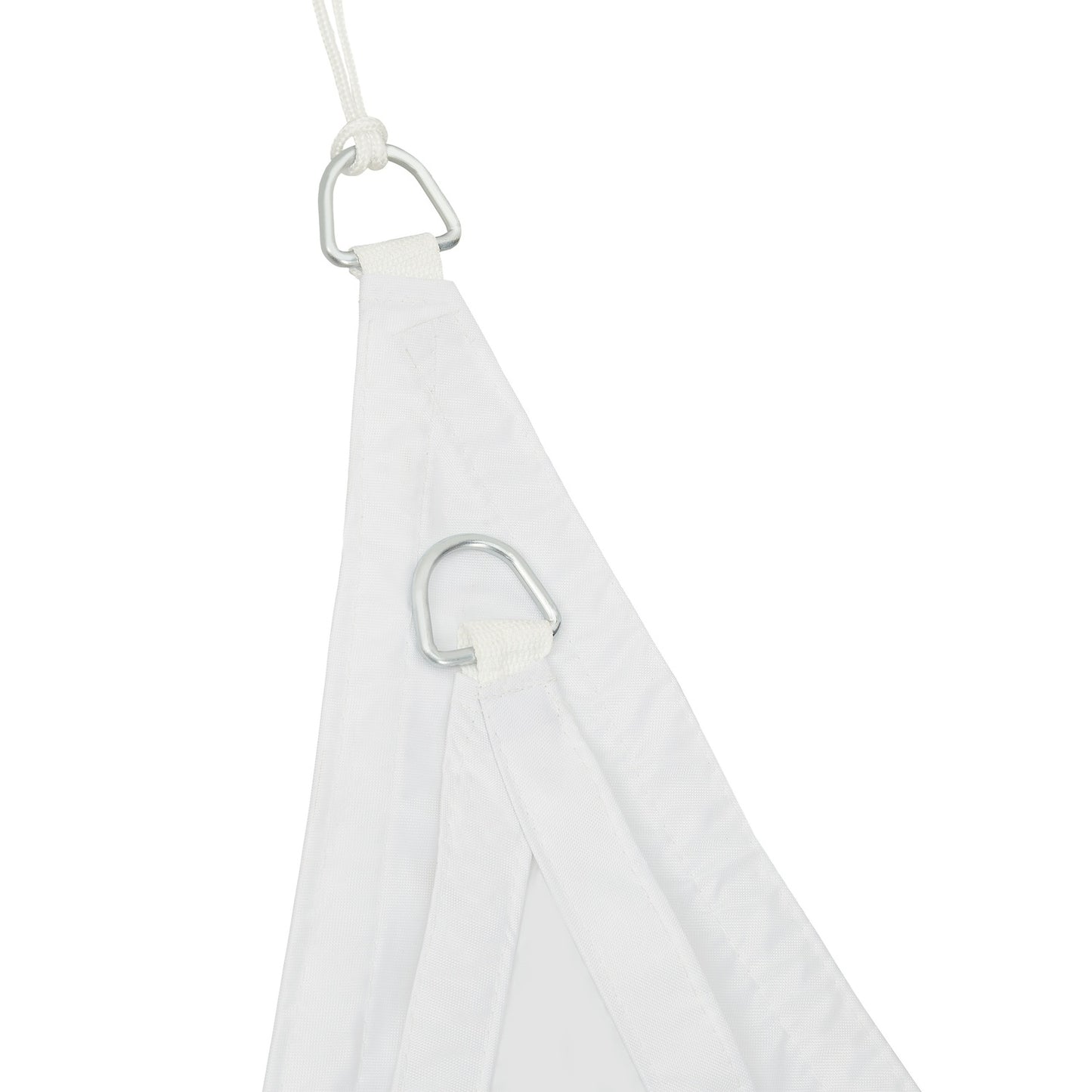 Sun sail triangular white