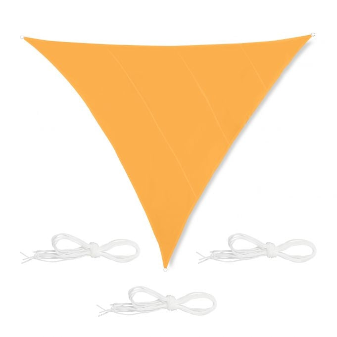 Sun sail triangular yellow