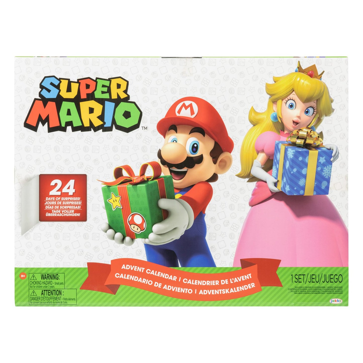 Super Mario Advent Calendar with 24 Collectible Figures