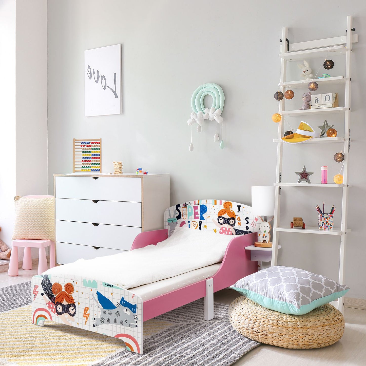 Superhero cot with storage