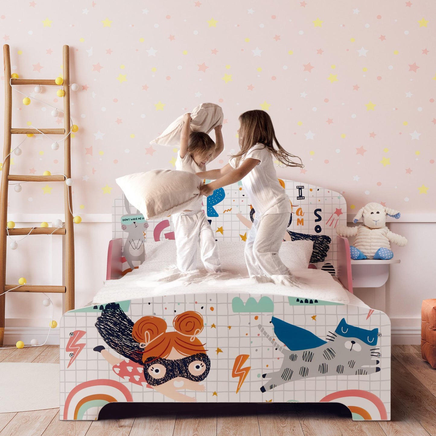 Superhero cot with storage