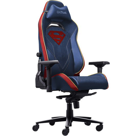 Superman Gaming Chair, Adjustable Lumbar Support, 4D Armrests
