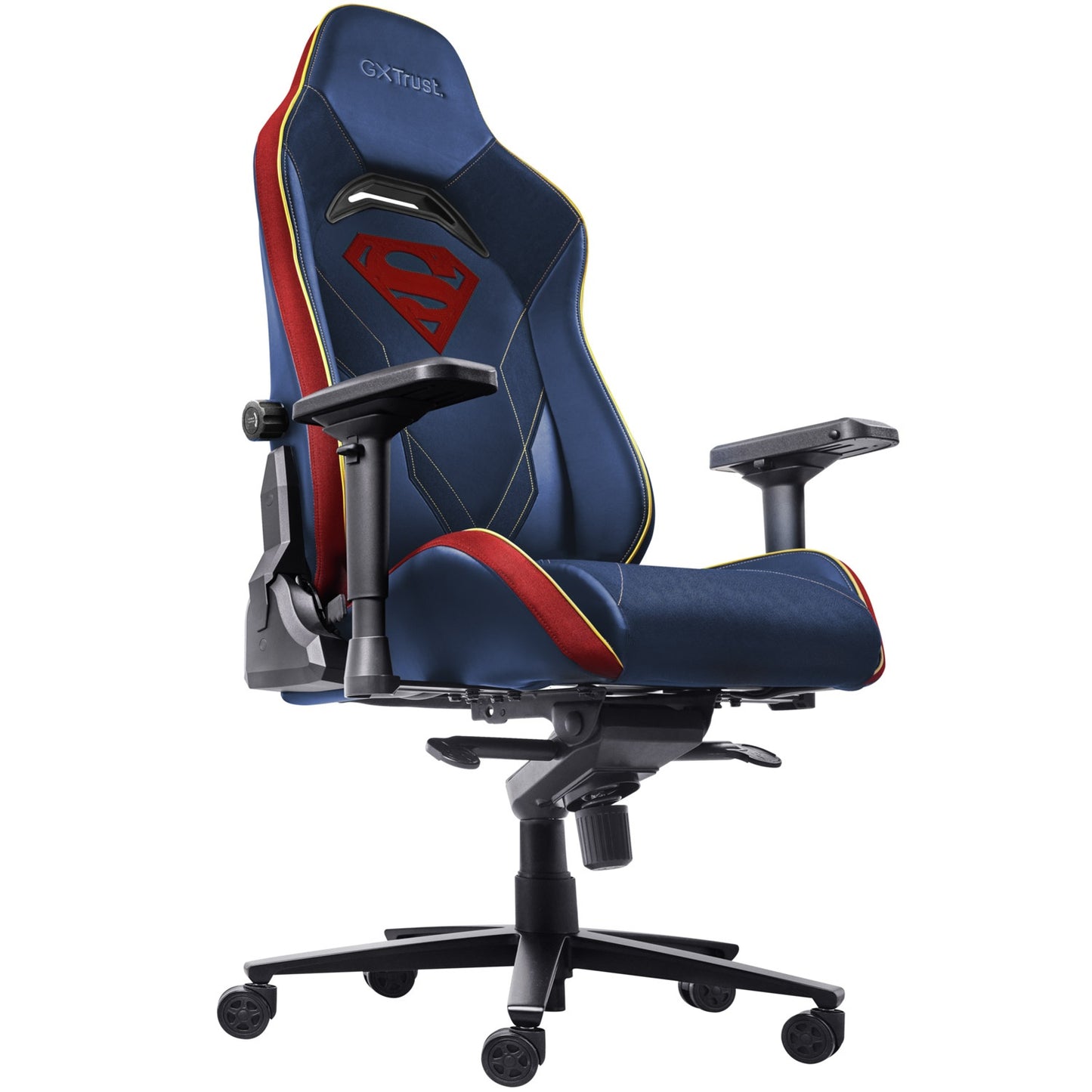 Superman Gaming Chair, Adjustable Lumbar Support, 4D Armrests