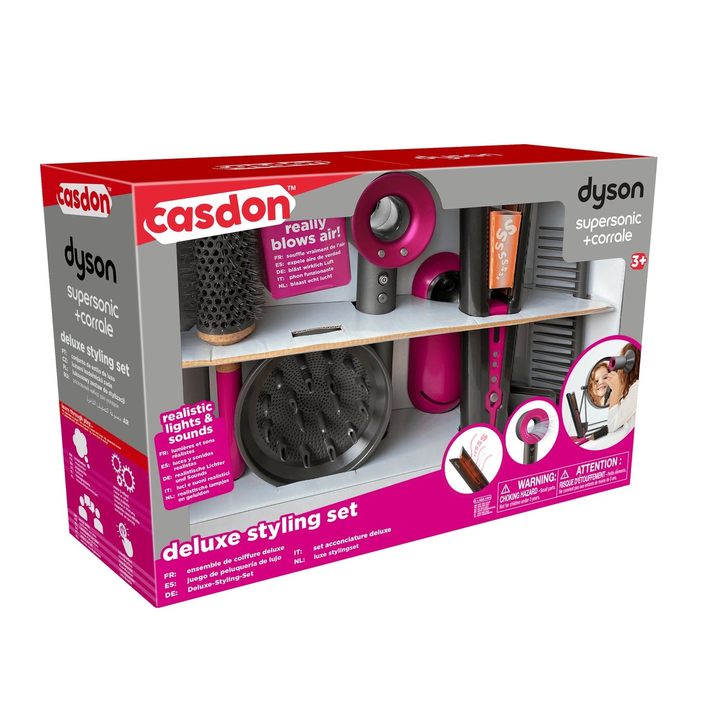 Supersonic Hair Dryer and Corrale Straightener Styling Set