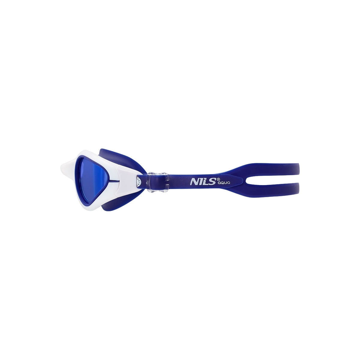 Swimming Goggles, Blue/White, Anti-Fog, UV Protection