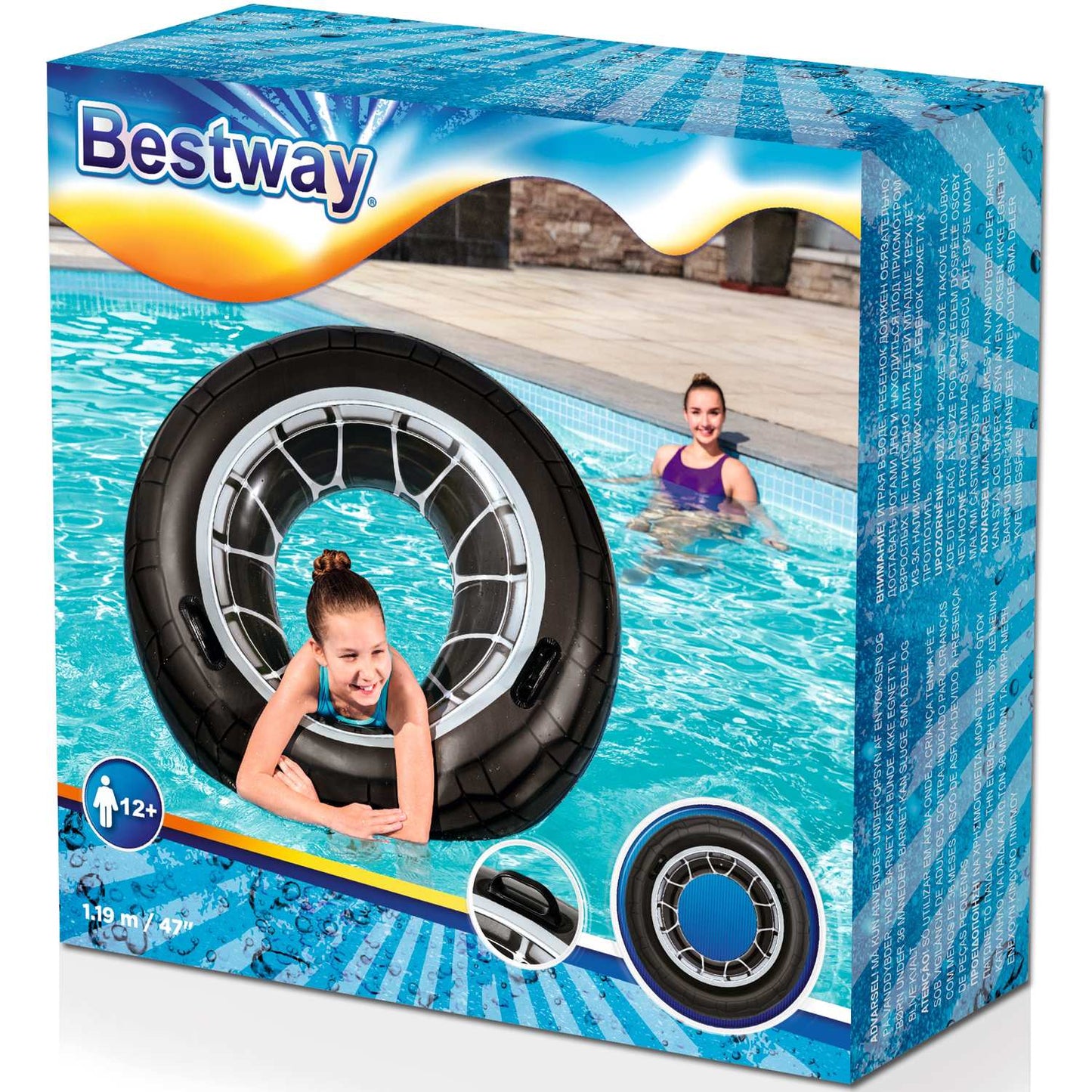 Swimming ring 1.19m High speed deck