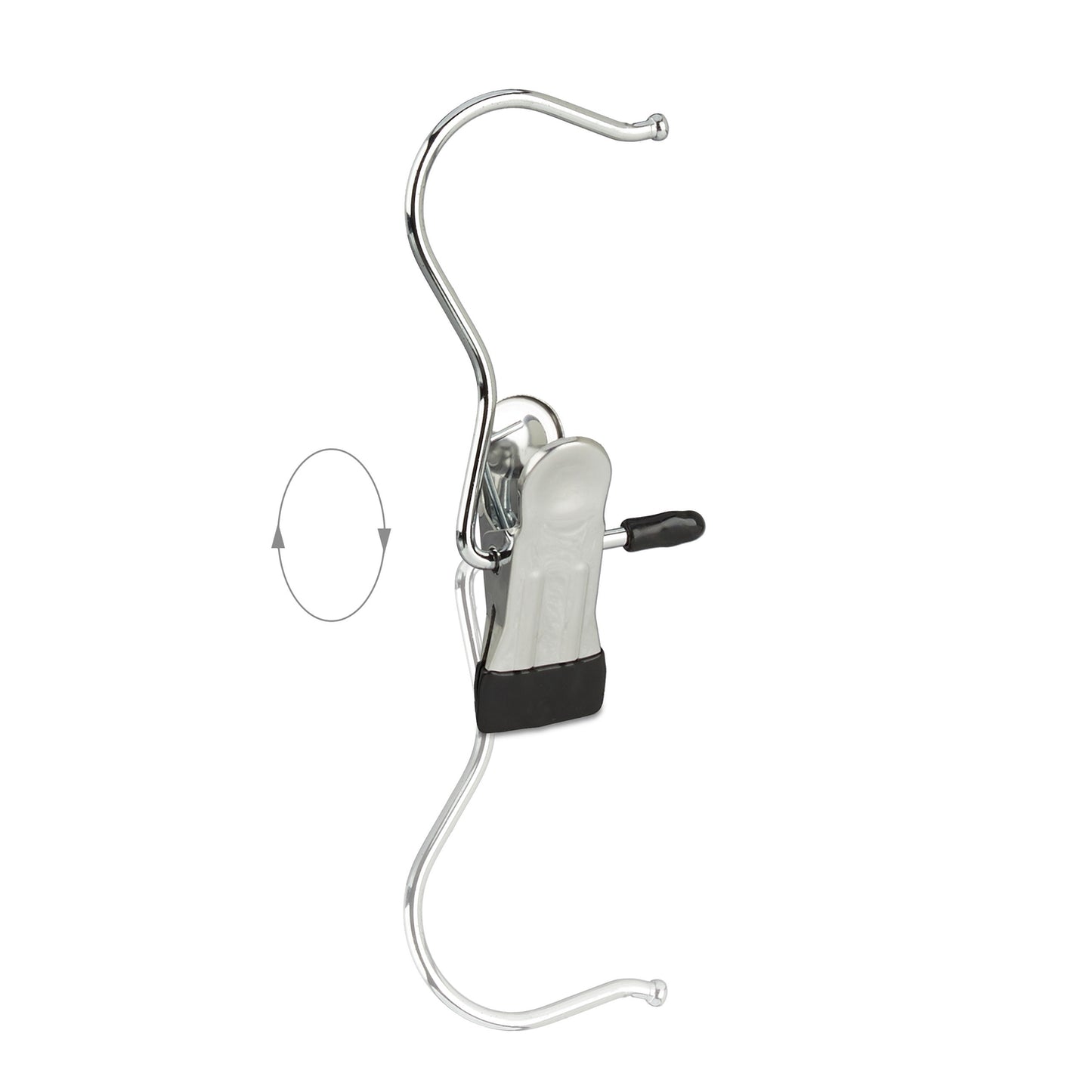 Swivel Boot Hangers Set of 20 Single Metal Clip Coat Hangers