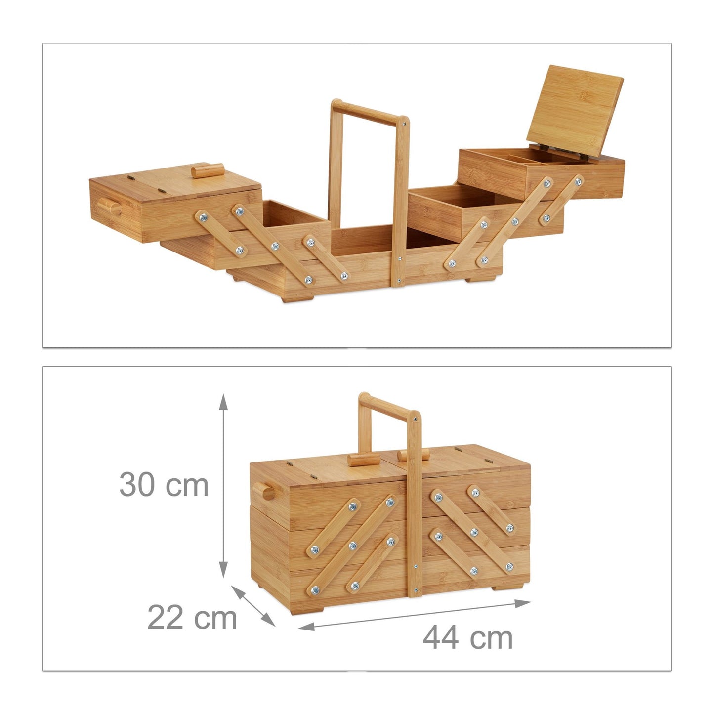 Sybox Bamboo XXL many compartments