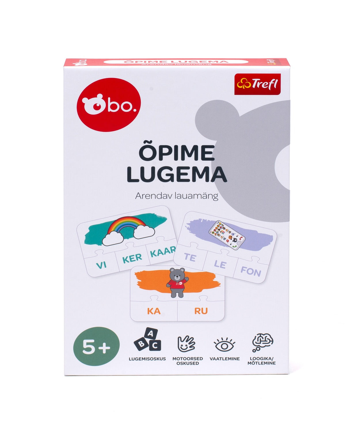 Syllables Educational Board Game for Learning Estonian Language