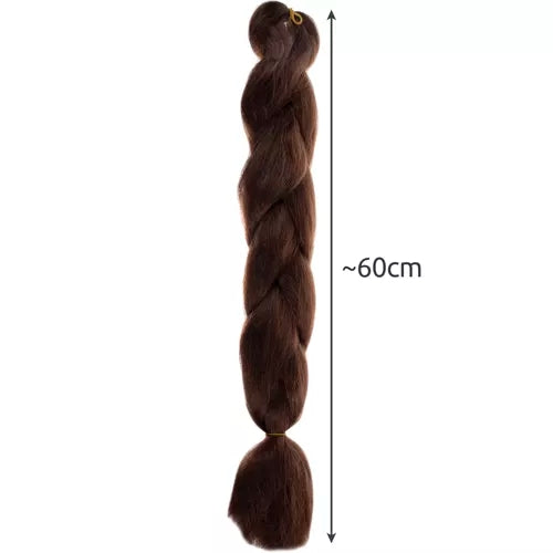 Synthetic hair braids brown Soulima 23567