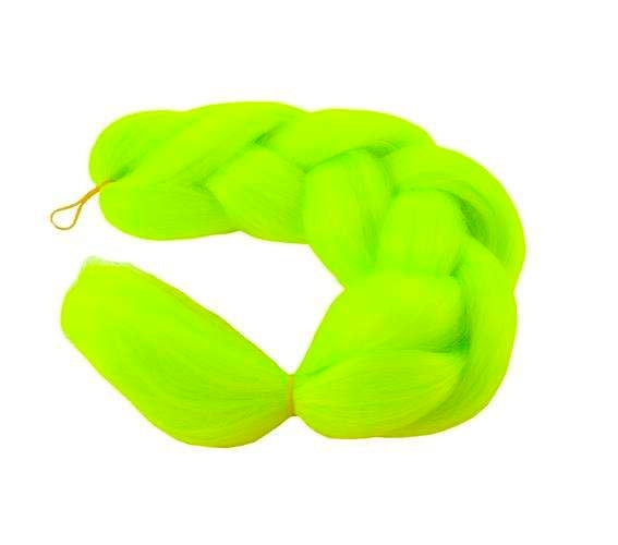 Synthetic hair braids - neon