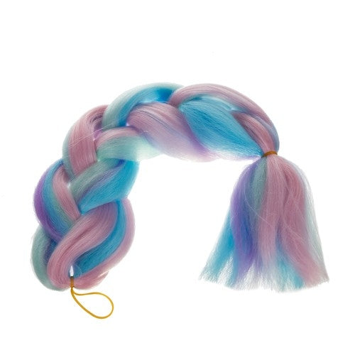 Synthetic hair ombre blue/fiol Soulima 21366