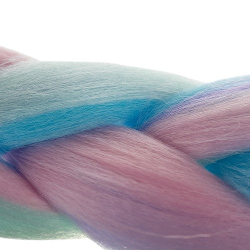Synthetic hair ombre blue/fiol Soulima 21366