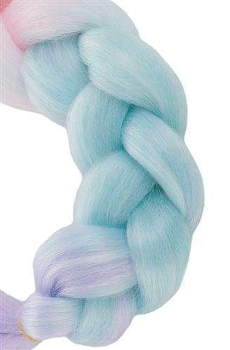 Synthetic hair ombre braids pink/ni/f W10341