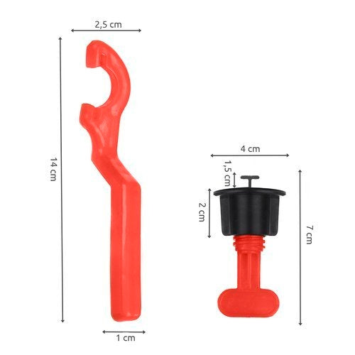 System for leveling tiles 51 pcs - S14509