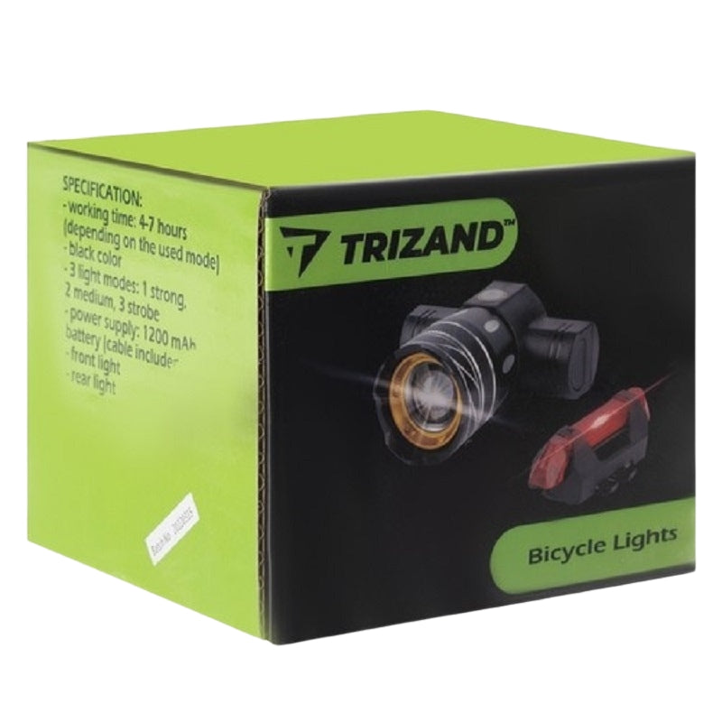 T6 USB bicycle light + rear light