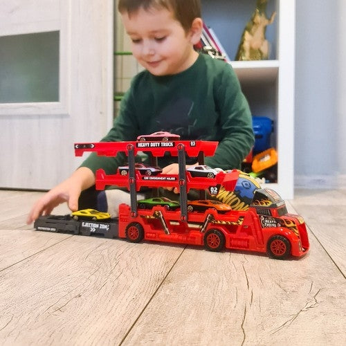 TIR truck set with 6 cars 22515