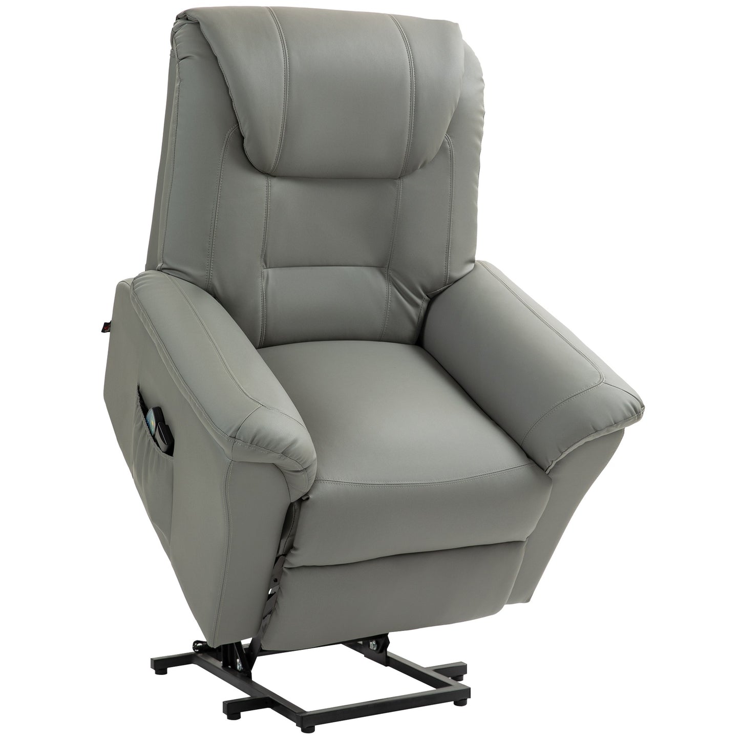 Electric recliner TV chair with heating, massage and stand-up assistance