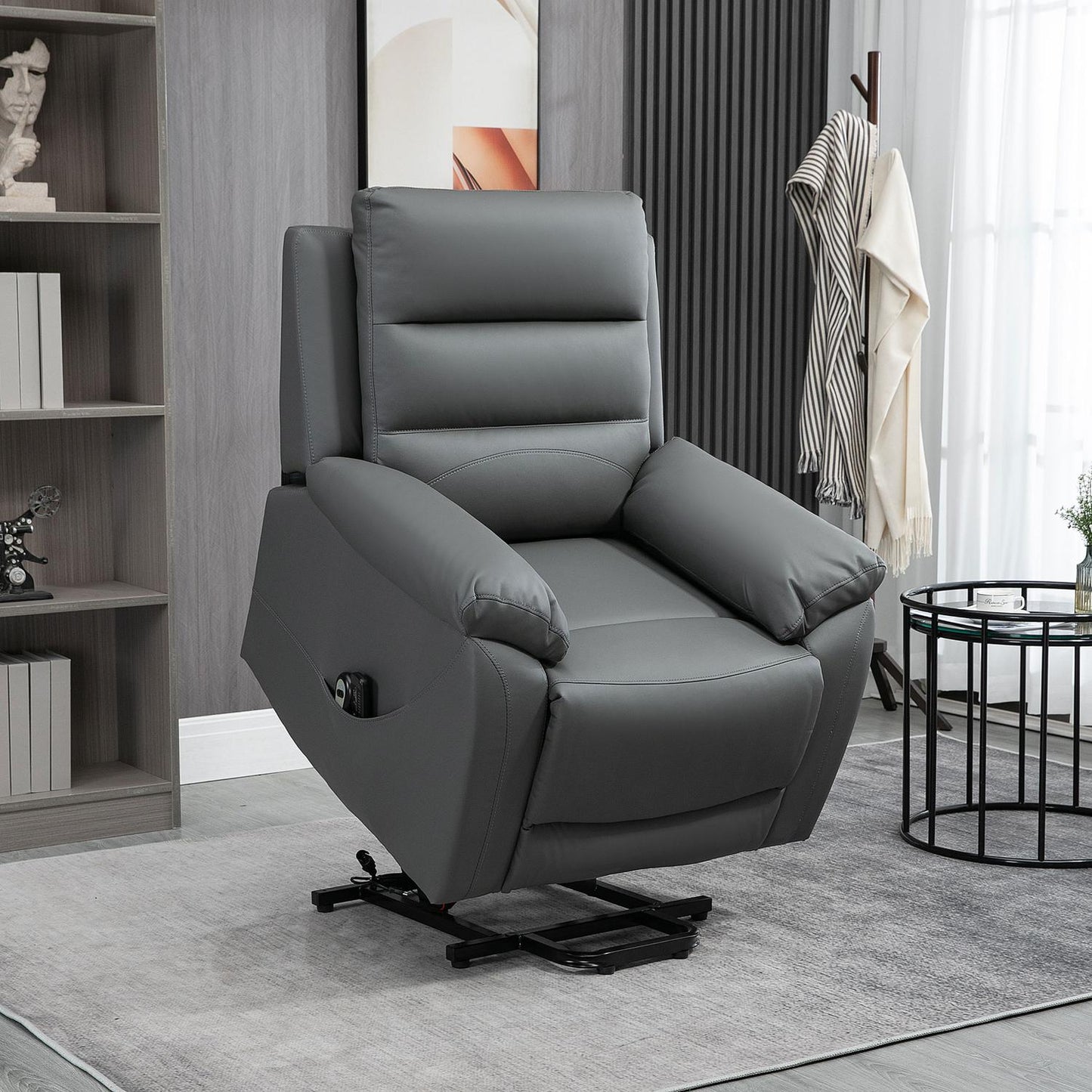Electric recliner with stand-up assist, 180 kg capacity