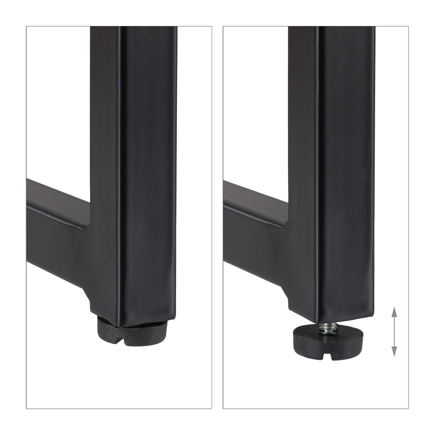 TV low counter MDF in black