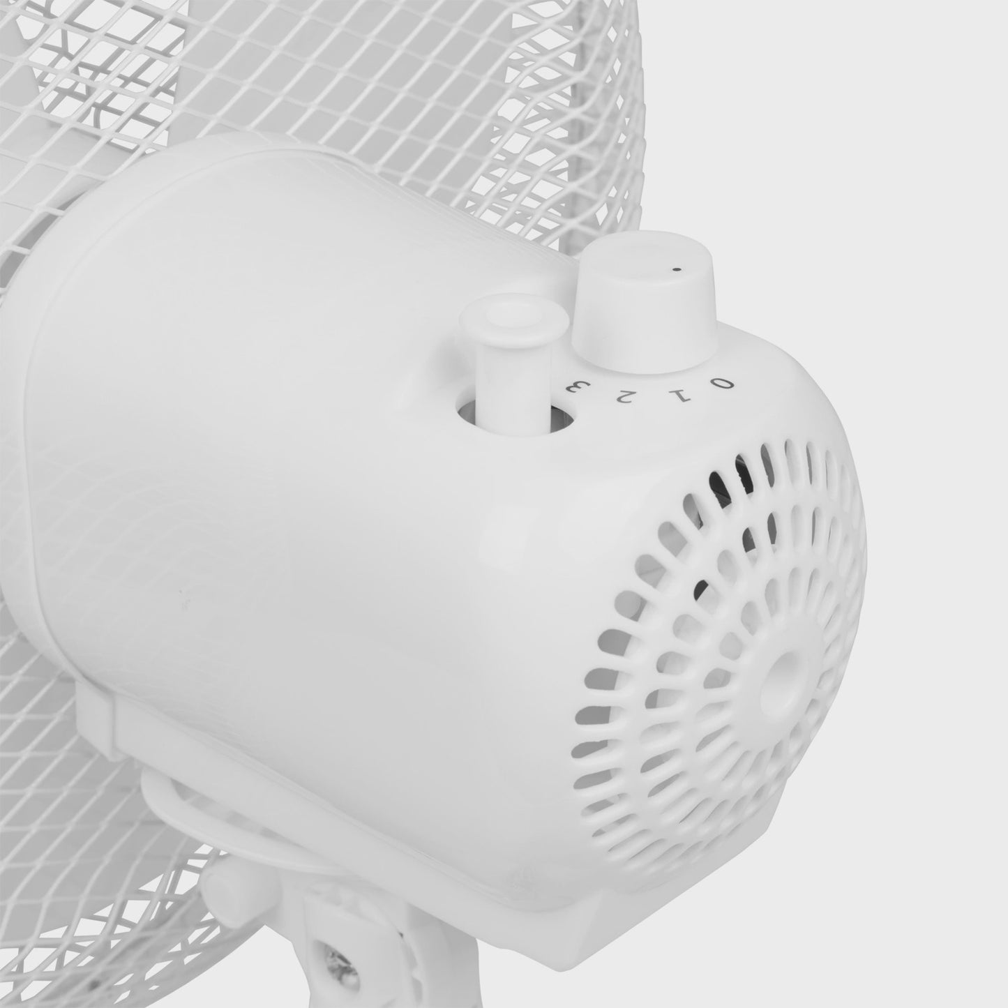 Table Fan 30cm, White, 3 Speeds, Oscillating