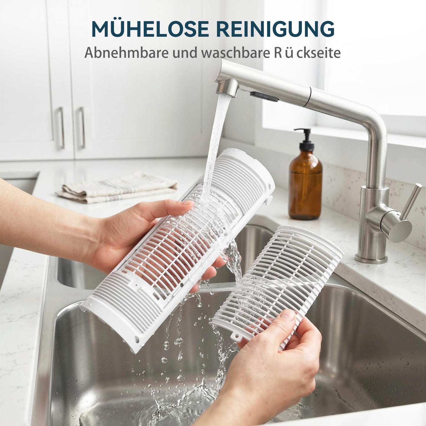 Table Fan with Mist, 3 Speeds, 90 Oscillation, Timer