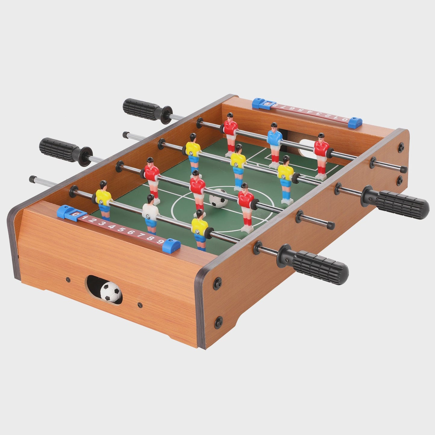 Table Football Game, MDF, 51x51x10 cm, 2 Balls Included