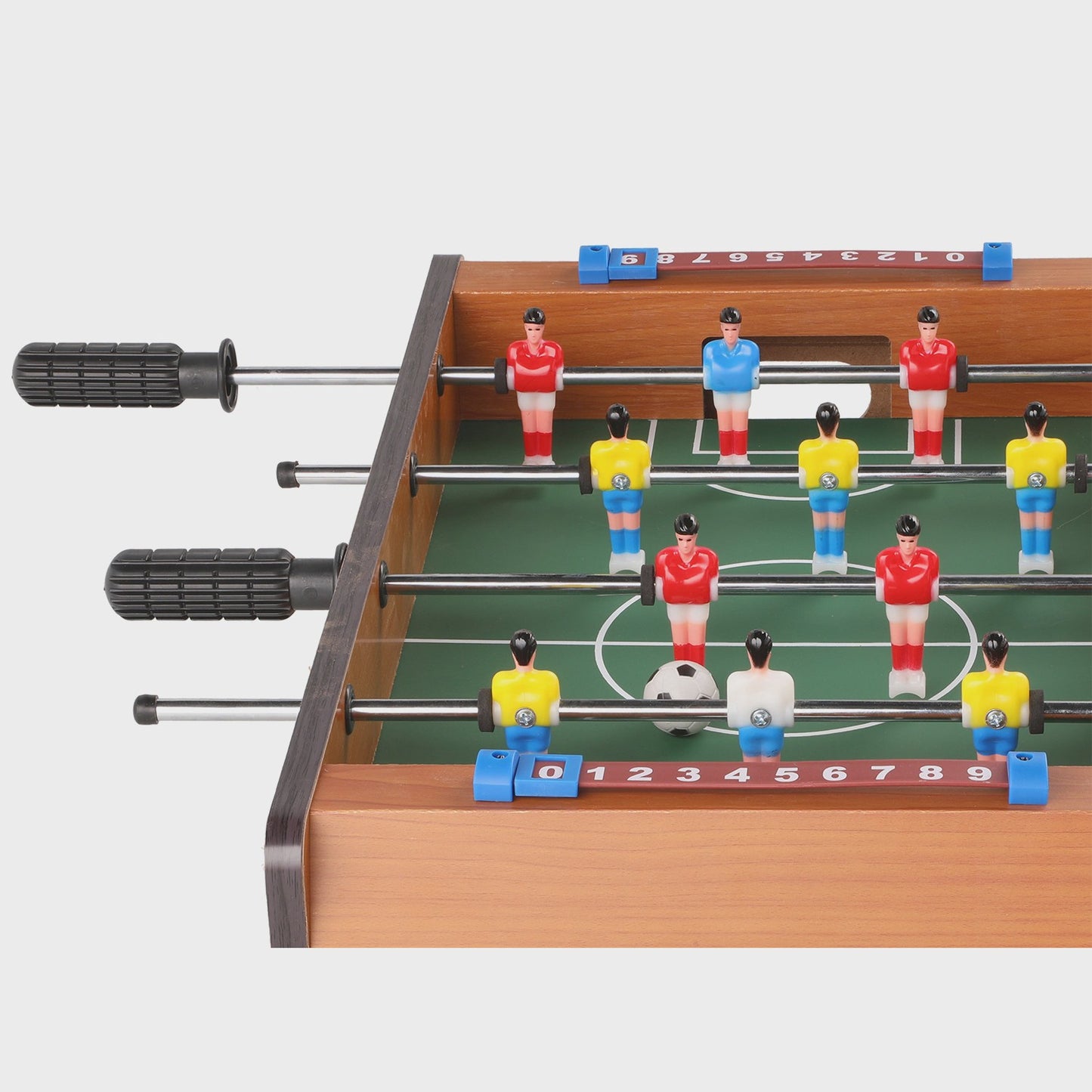 Table Football Game, MDF, 51x51x10 cm, 2 Balls Included