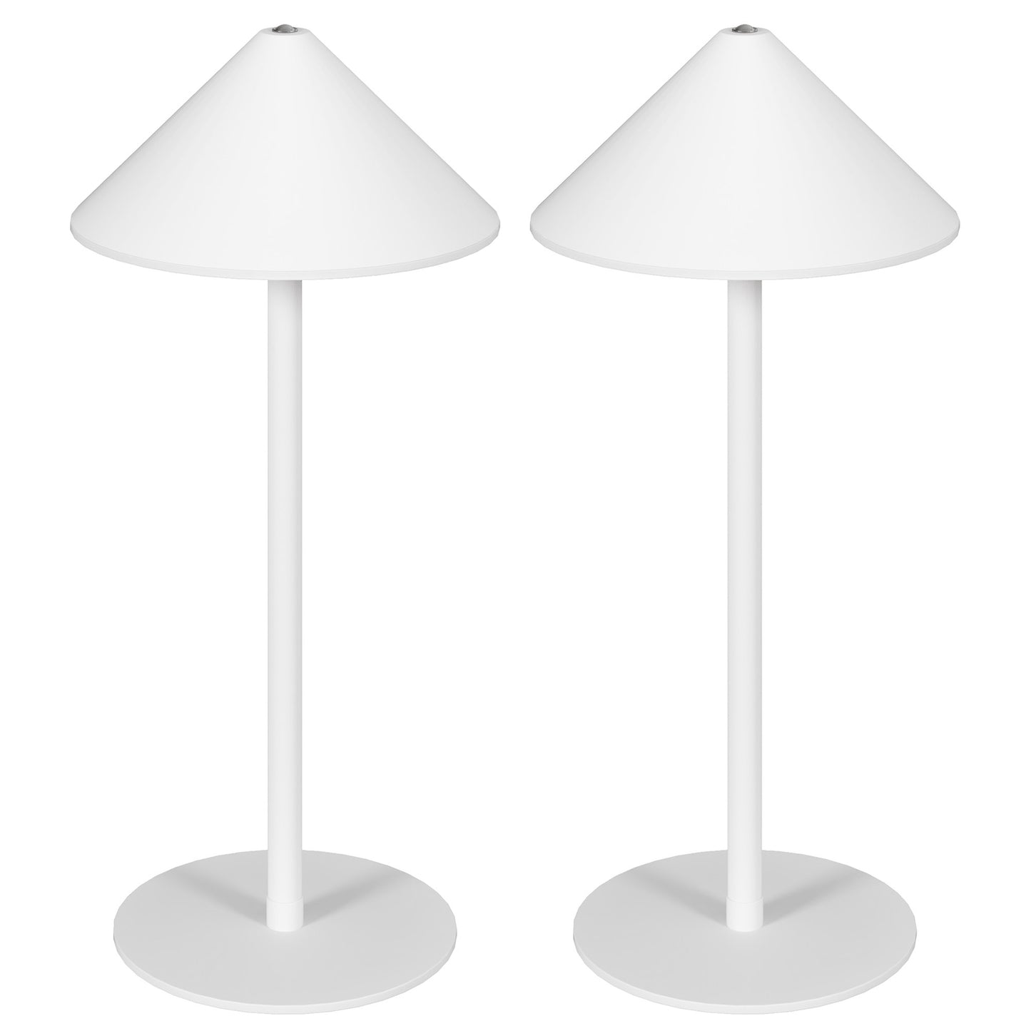 Set of 2 table lamps, touch control, 3 light colors