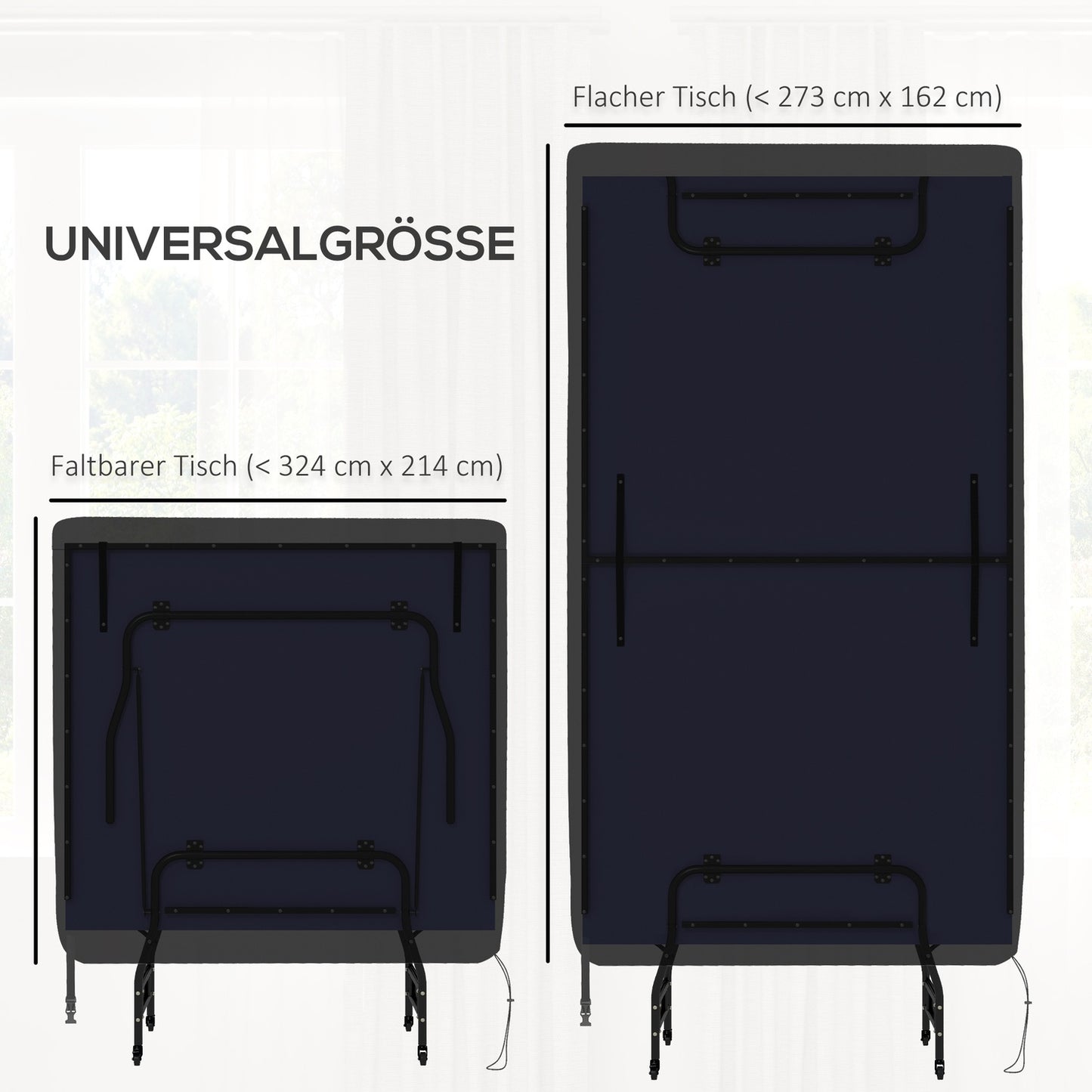 Waterproof Table Tennis Table Cover - Anti-UV, Outdoor/Indoor