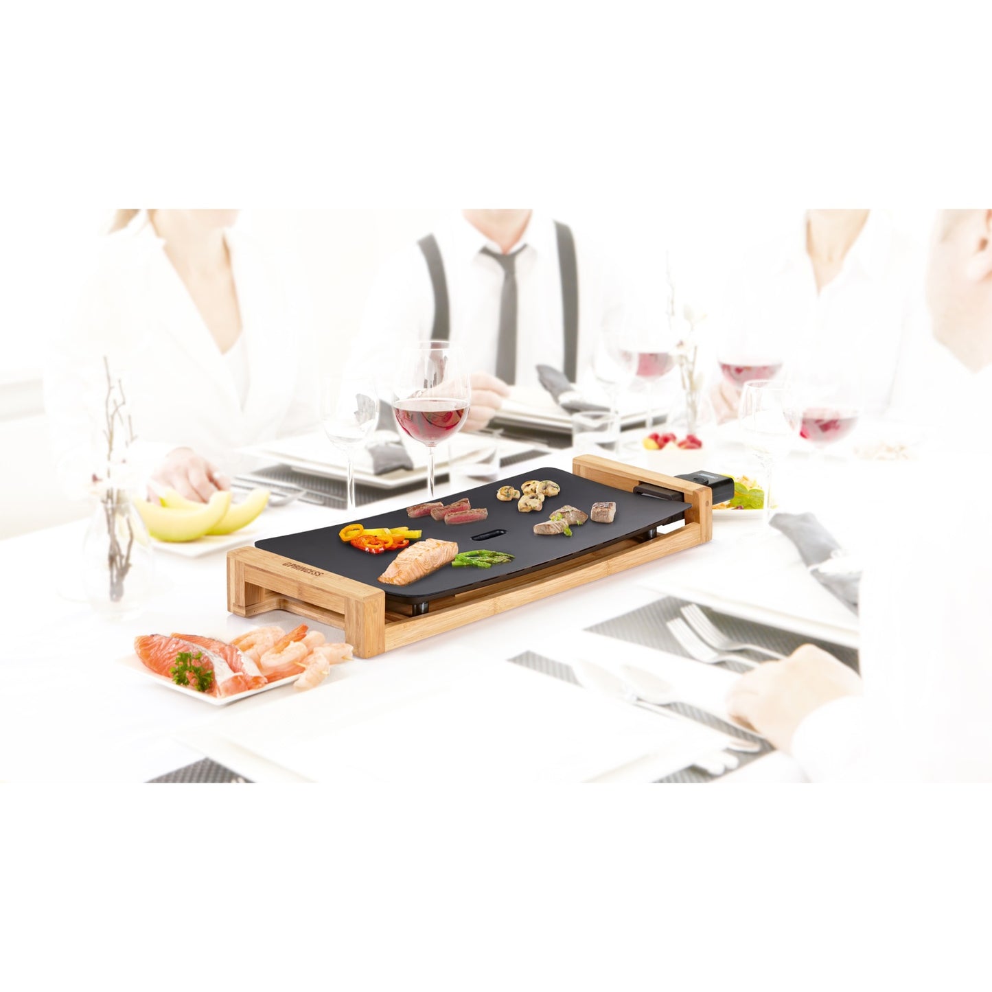 Table grill Table Chef Pure Black Bamboo 50X25