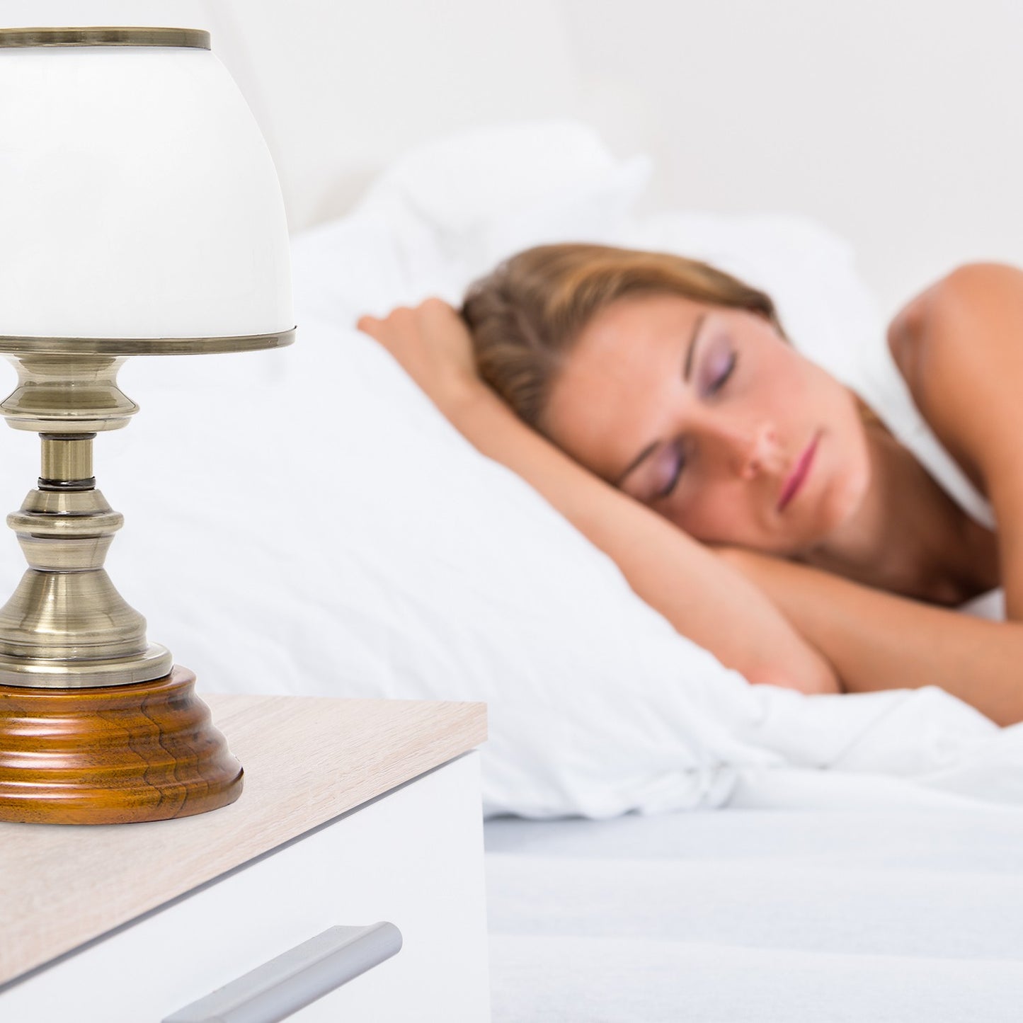 Table lamp Glass shade Classic