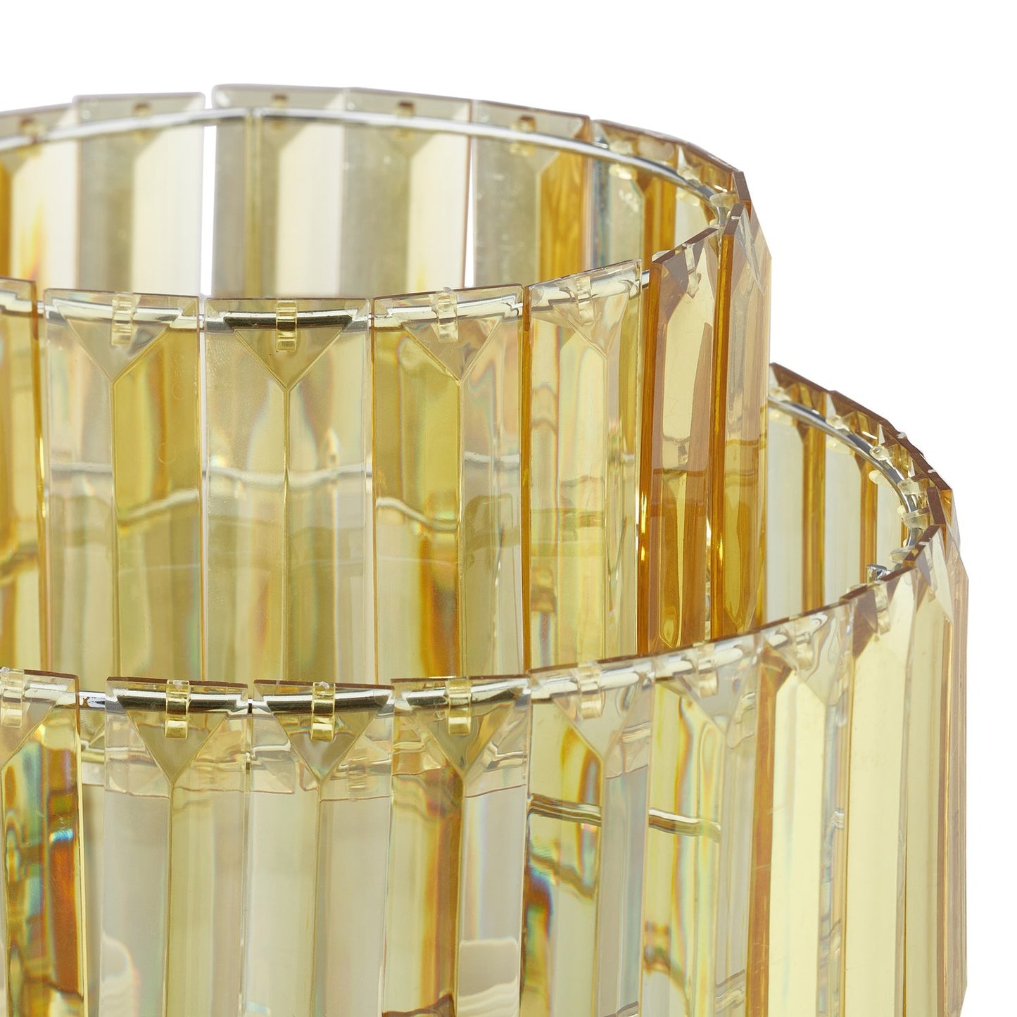 Table lamp crystal gold