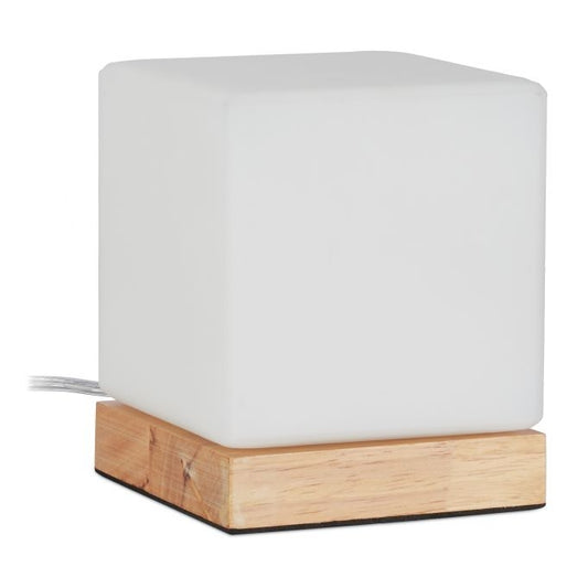 Table lamp cube shape