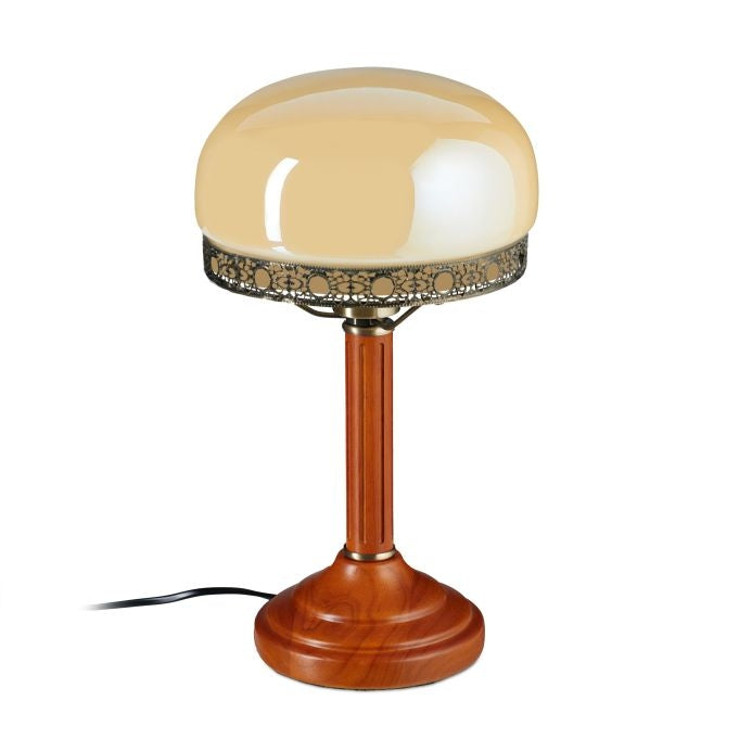 Table lamp in antique style beige