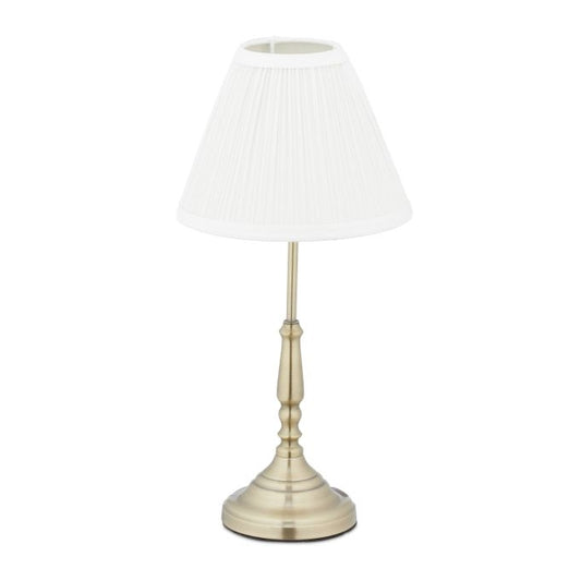 Table lamp white gold