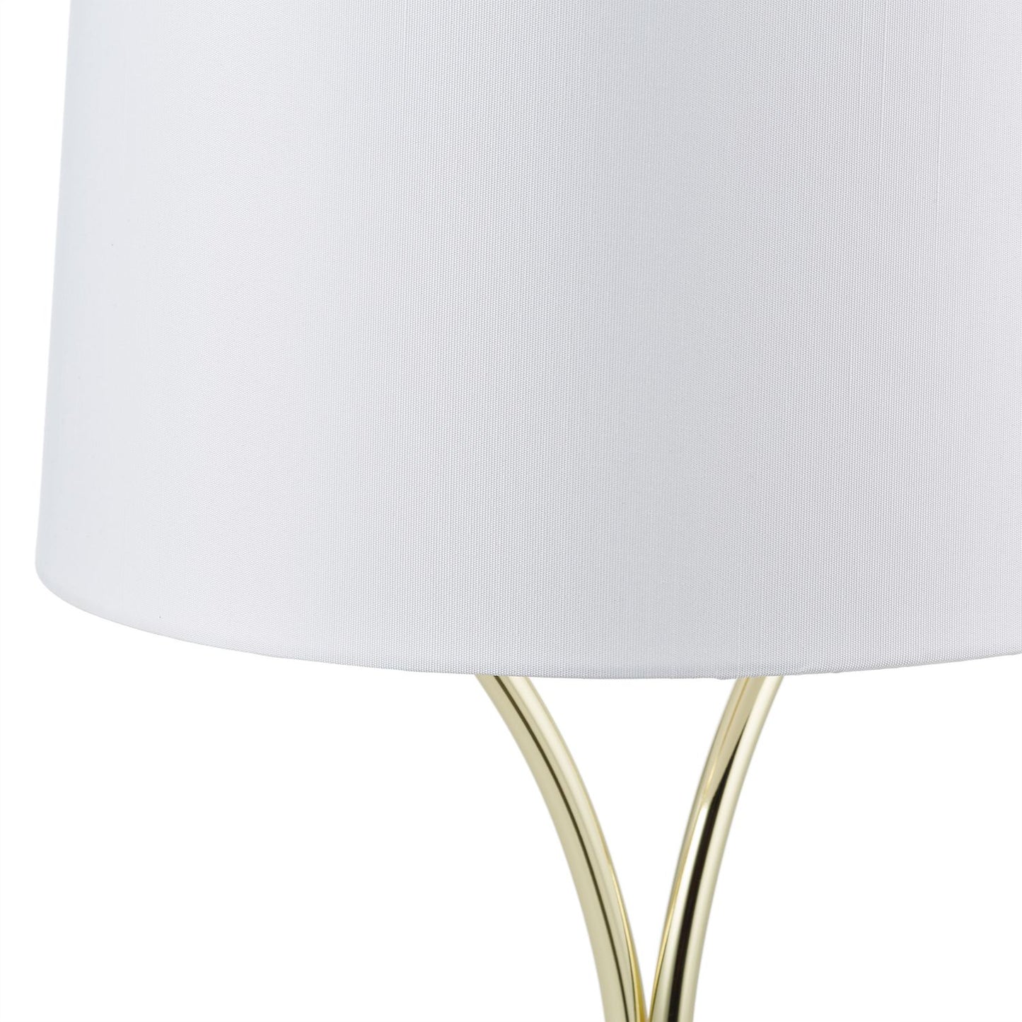 Table lamp with fabric shade