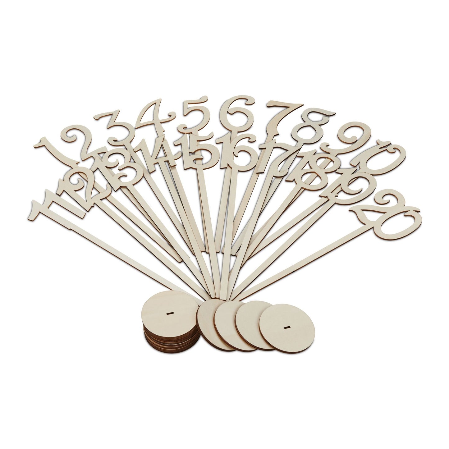 Table number wedding 1-20