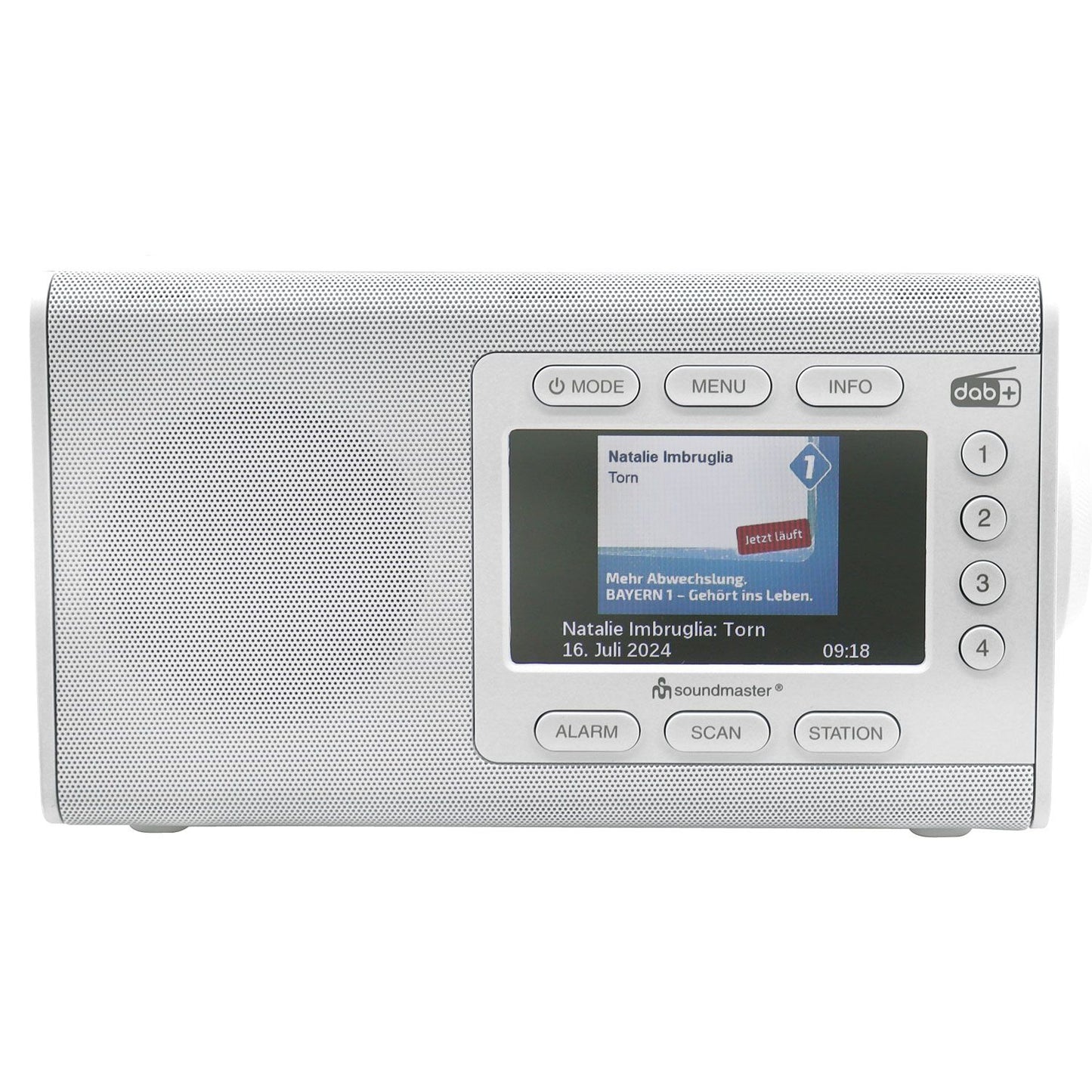Table radio Color display Preset buttons DAB900WE White