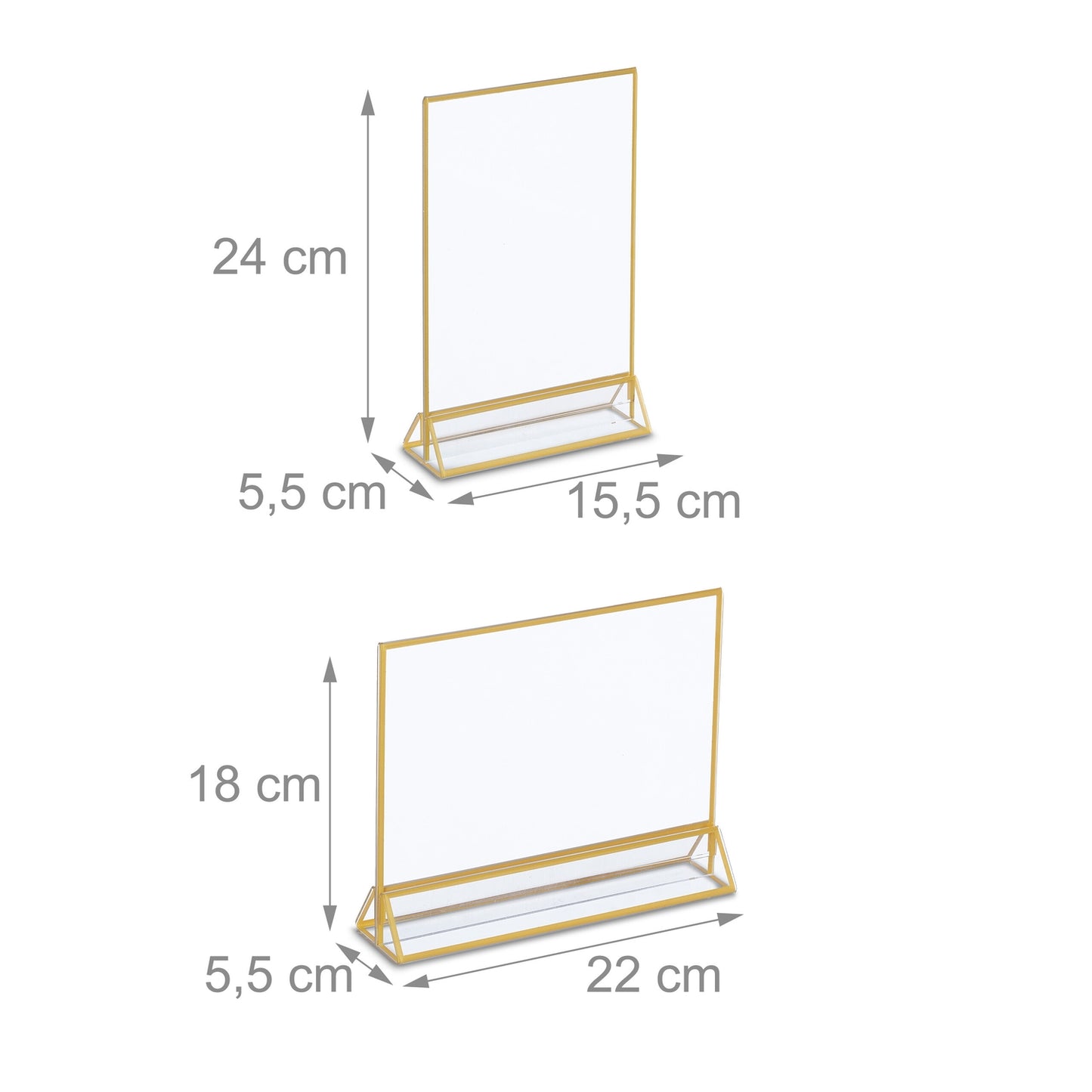 Table stand A5 set of 10