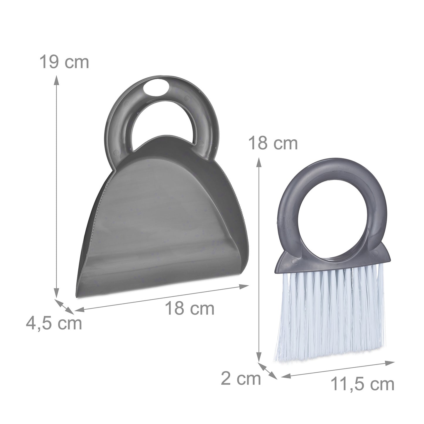 Table sweeping set 2 parts