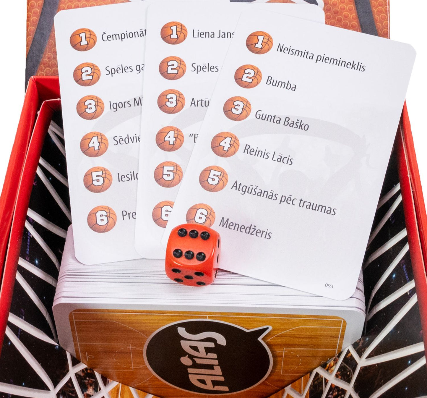 Tactic Boardgame Alias: Basketball (In Latvian Lang.)