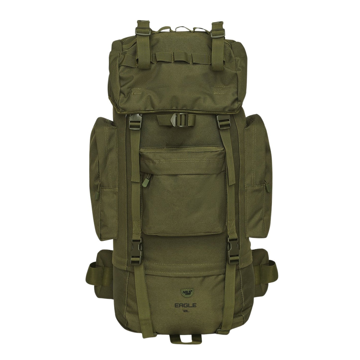 Tactical Backpack, Eagle Green, 70L Capacity