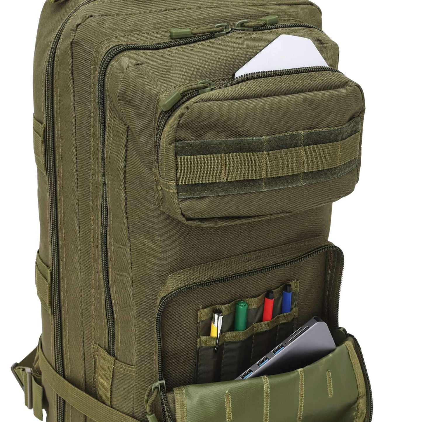 Tactical Backpack, Ranger Green, 45L Capacity