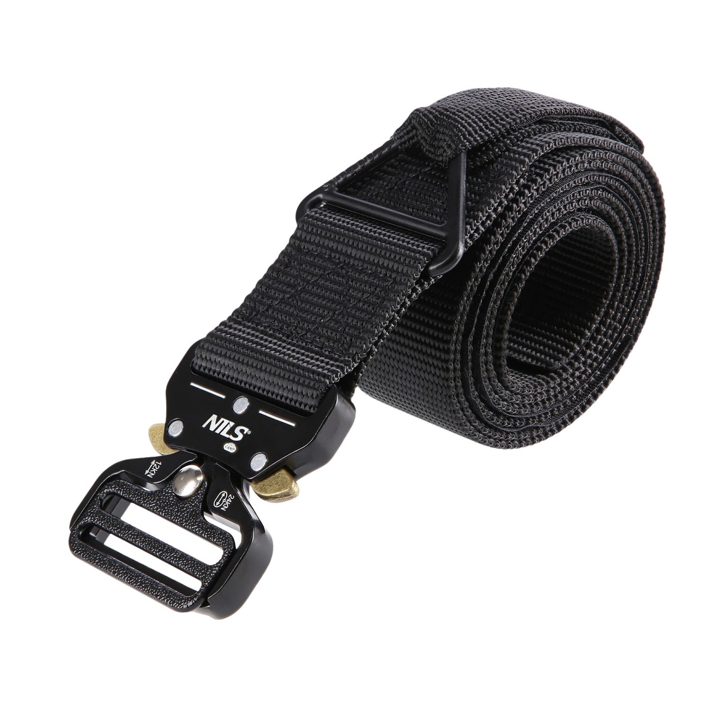Tactical Belt, Black, 125cm, Heavy-Duty