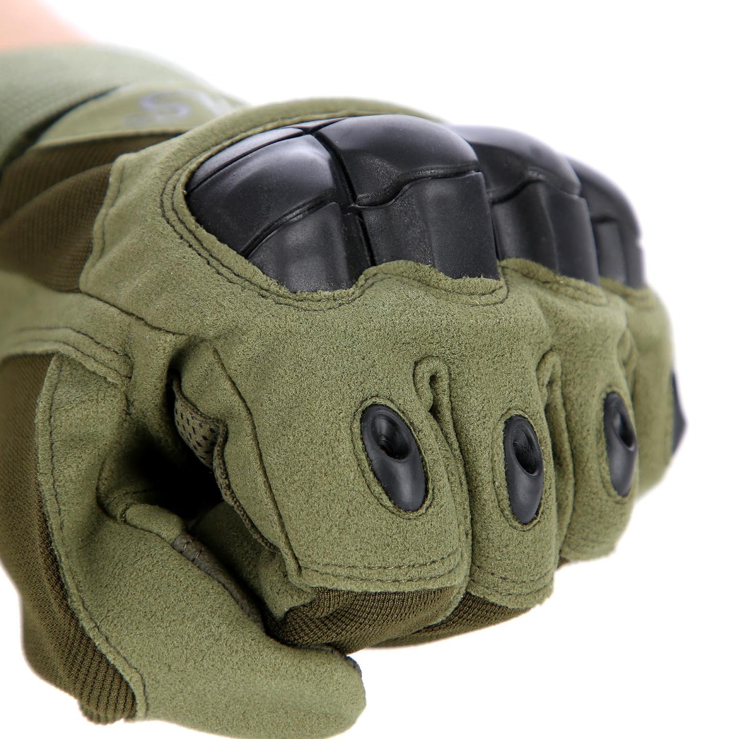 Tactical Gloves, Green, XL, Durable Protection