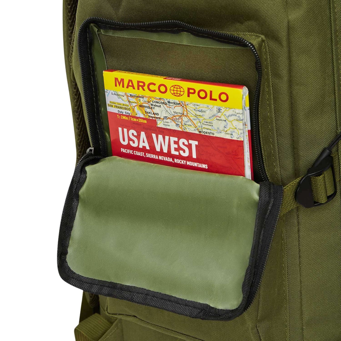 Tactical Green Backpack, 100L Capacity