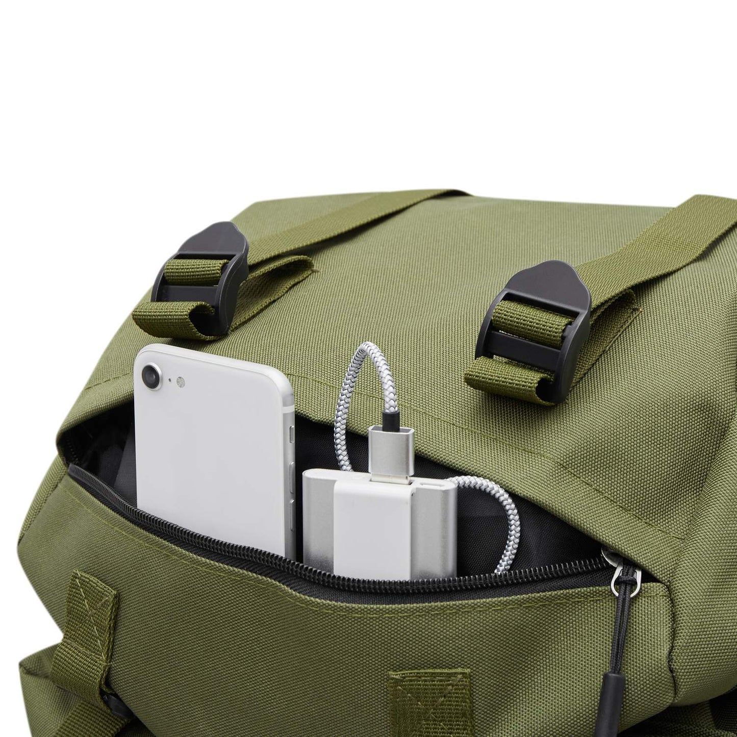 Tactical Green Backpack, 100L Capacity