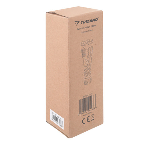 Tactical LED Flashlight 1500lm, Rechargeable, Waterproof