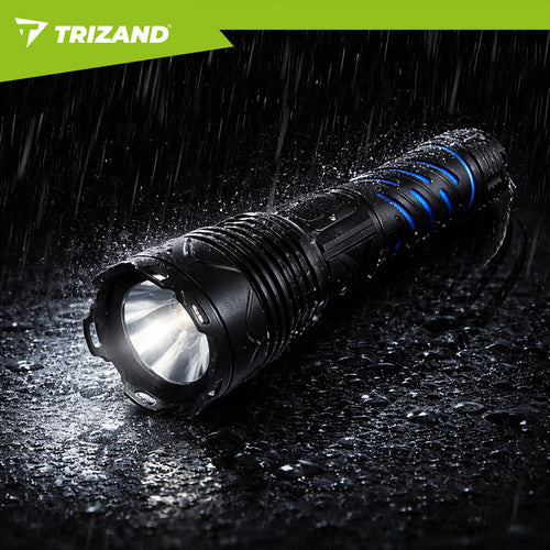 Tactical LED Flashlight 1500lm, Rechargeable, Waterproof